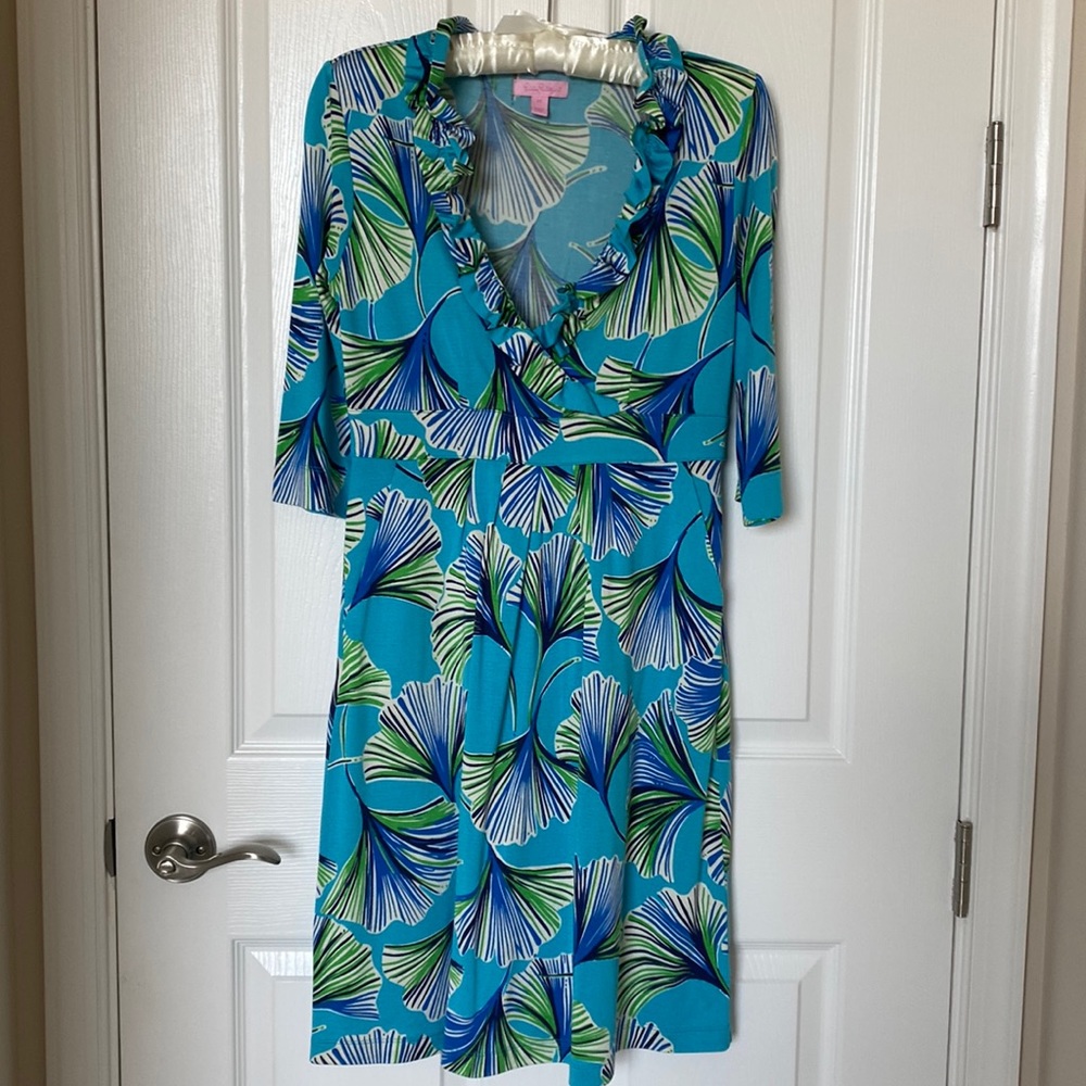 💙💚 Lilly Pulitzer Silk/Cotton Dress Size XS💚💙